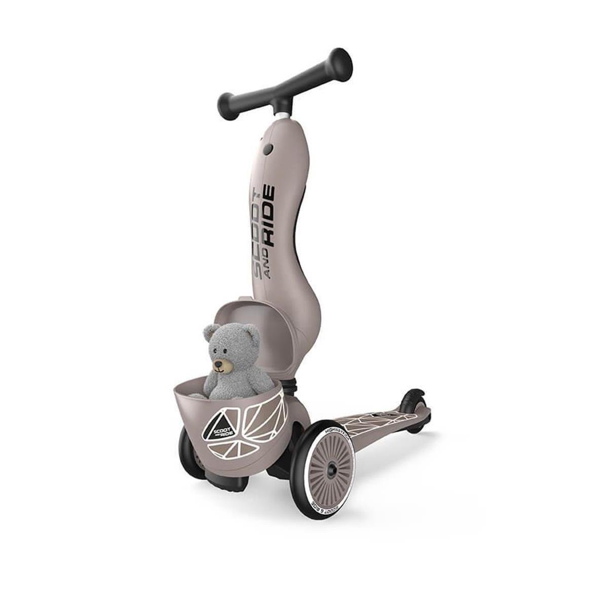Scoot and Ride Highwaykick 1 Lifestyle Scooter - Brown Lines