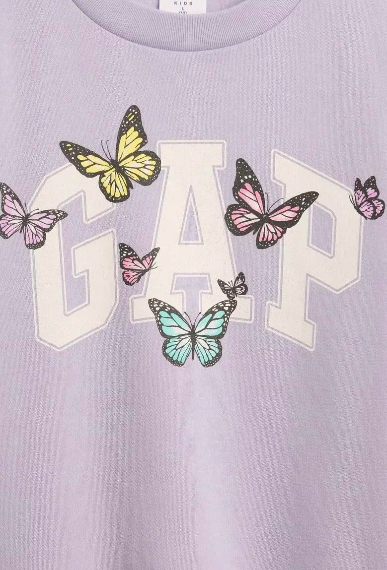 Kız Çocuk | Gap Logo Sweatshirt -Lila