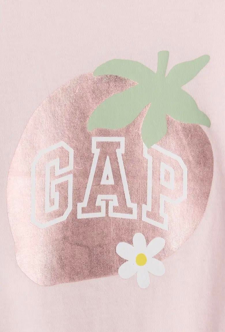 Kız Bebek | Grafik Baskılı T-Shirt - Çilek
