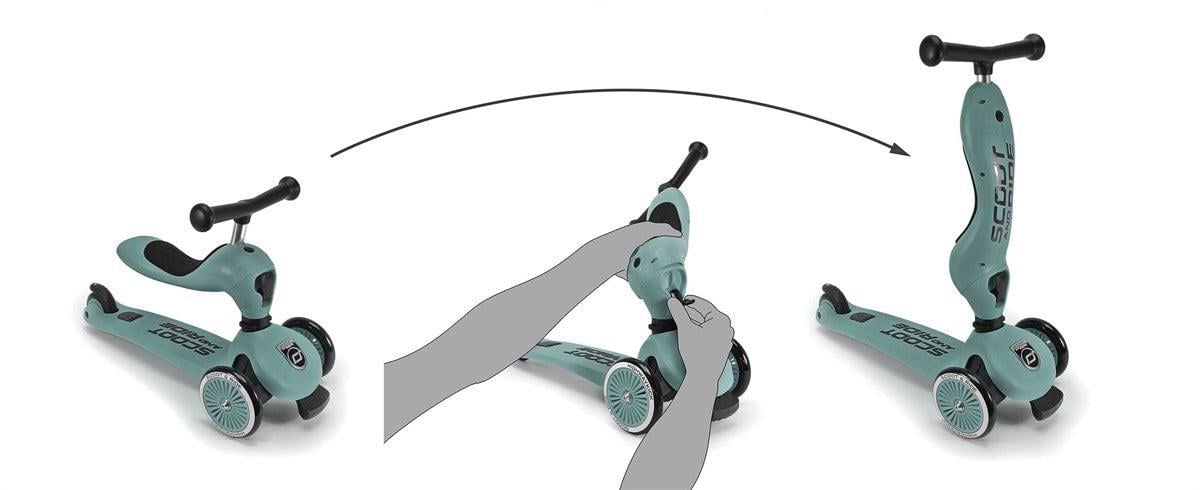Scoot and Ride Highwaykick 1 Oturaklı Çocuk Scooter Yeşil 
