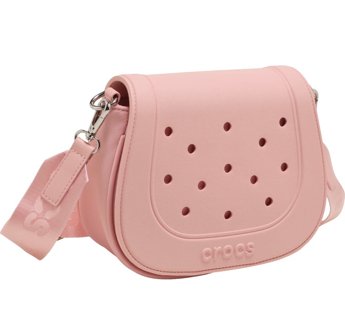 CROCS CROSSBODY WITH EVA FRONT FLAP / POWDER PINK