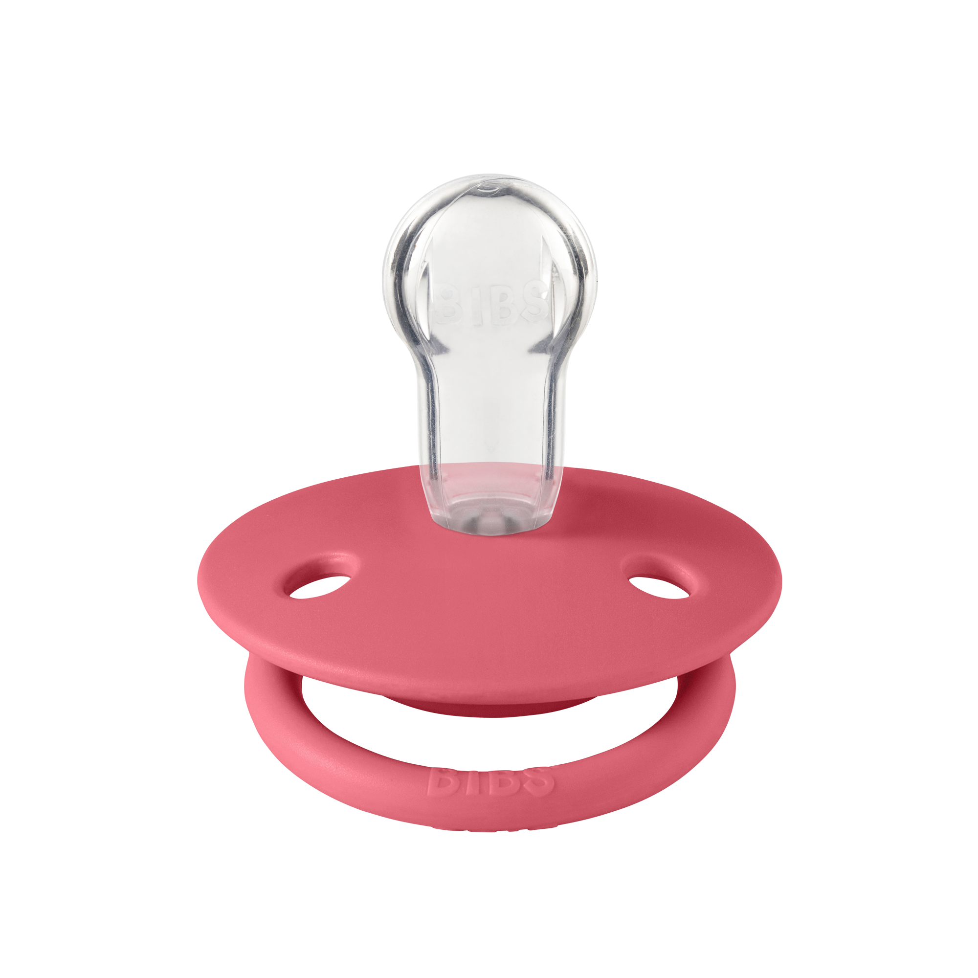 BIBS De Lux Silikon Emzik / Coral