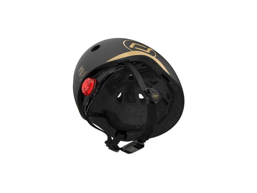 Scoot and Ride Helmet Çocuk Kaskı XXS-S Black&Gold 