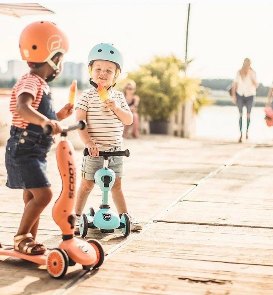 Scoot and Ride Highwaykick 1 Oturaklı Çocuk Scooter Turkuaz