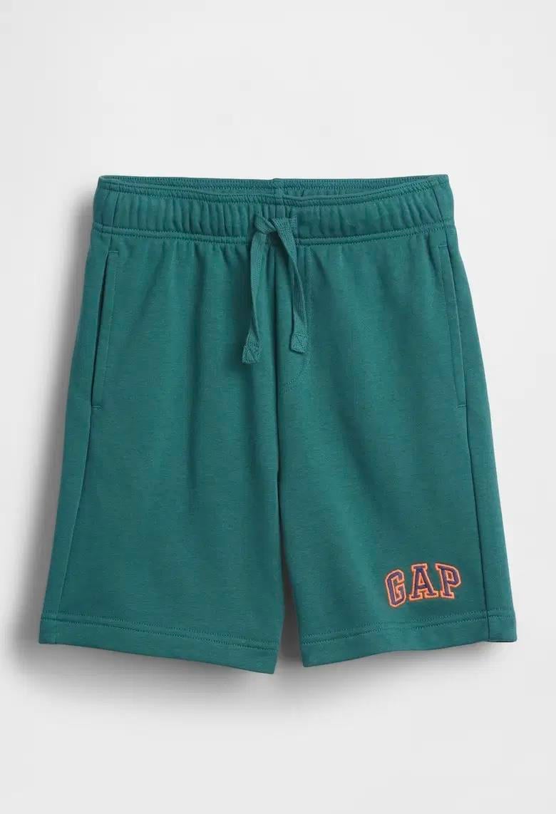 Erkek Çocuk | Relaxed Gap Logo Fransız Kumaş Pull-On Şort - Yeşil