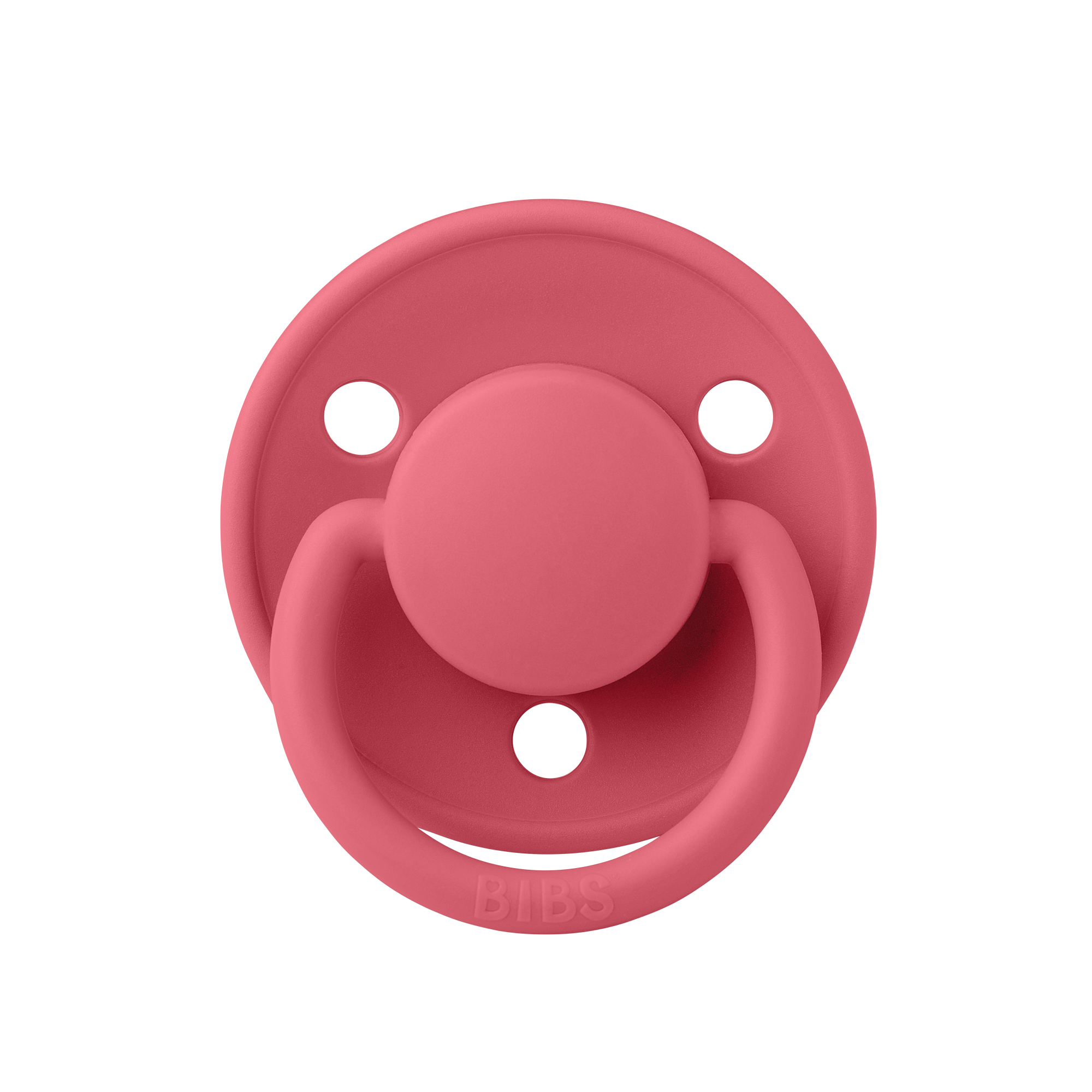 BIBS De Lux Silikon Emzik / Coral