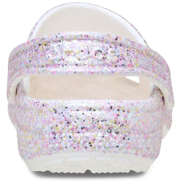 Classic Fantasy Glitter Clog K - White