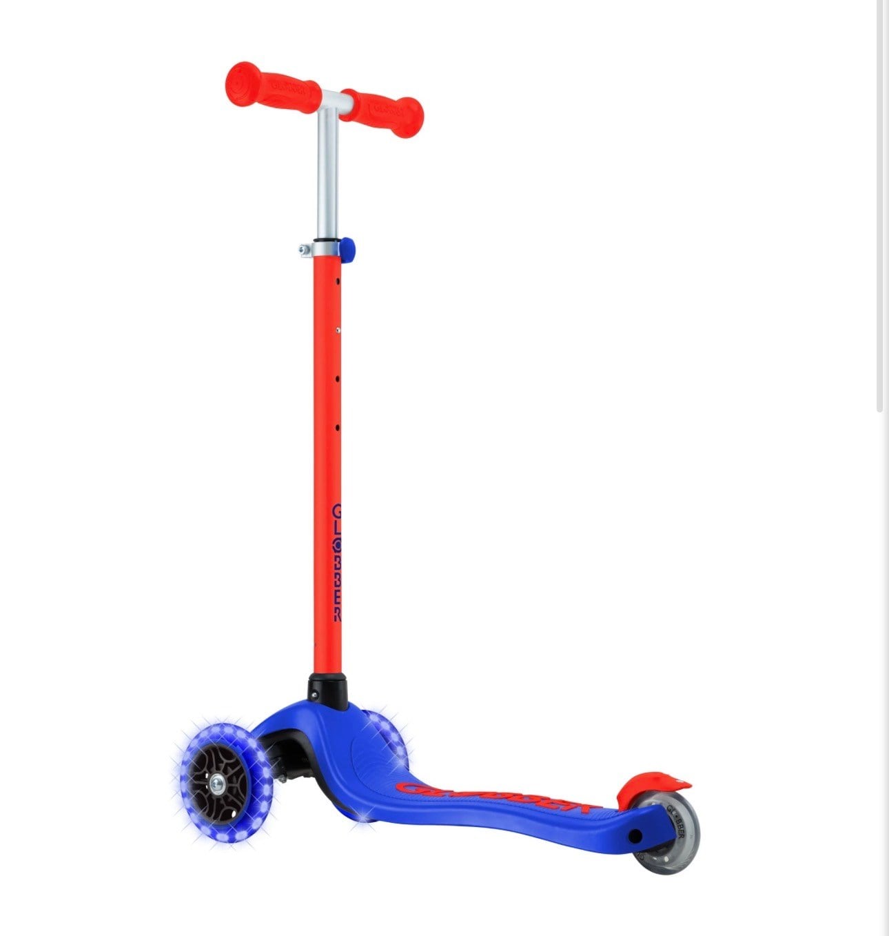 Globber Primo Plus Işıklı Scooter - Neon Mavi