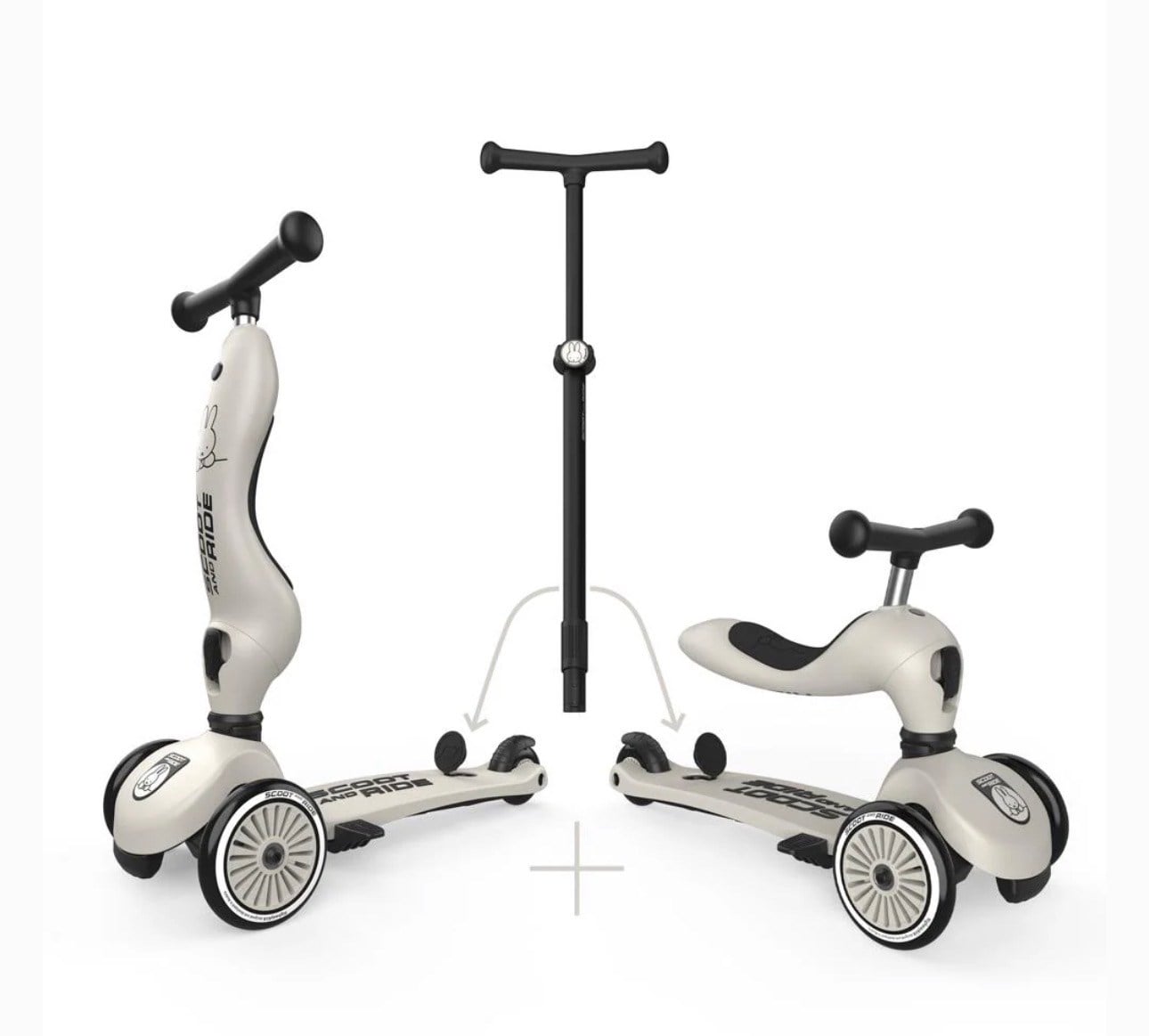 SCOOT AND RIDE Push and Go Ebeveyn Kontrollü Çocuk Scooter MIFFY 