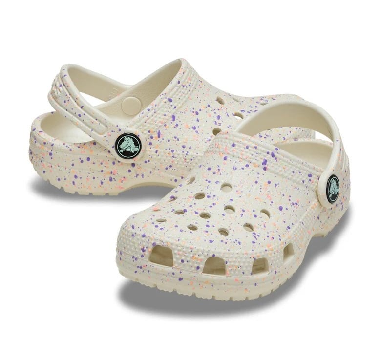 Classic Glow Paint Splatter Clog K