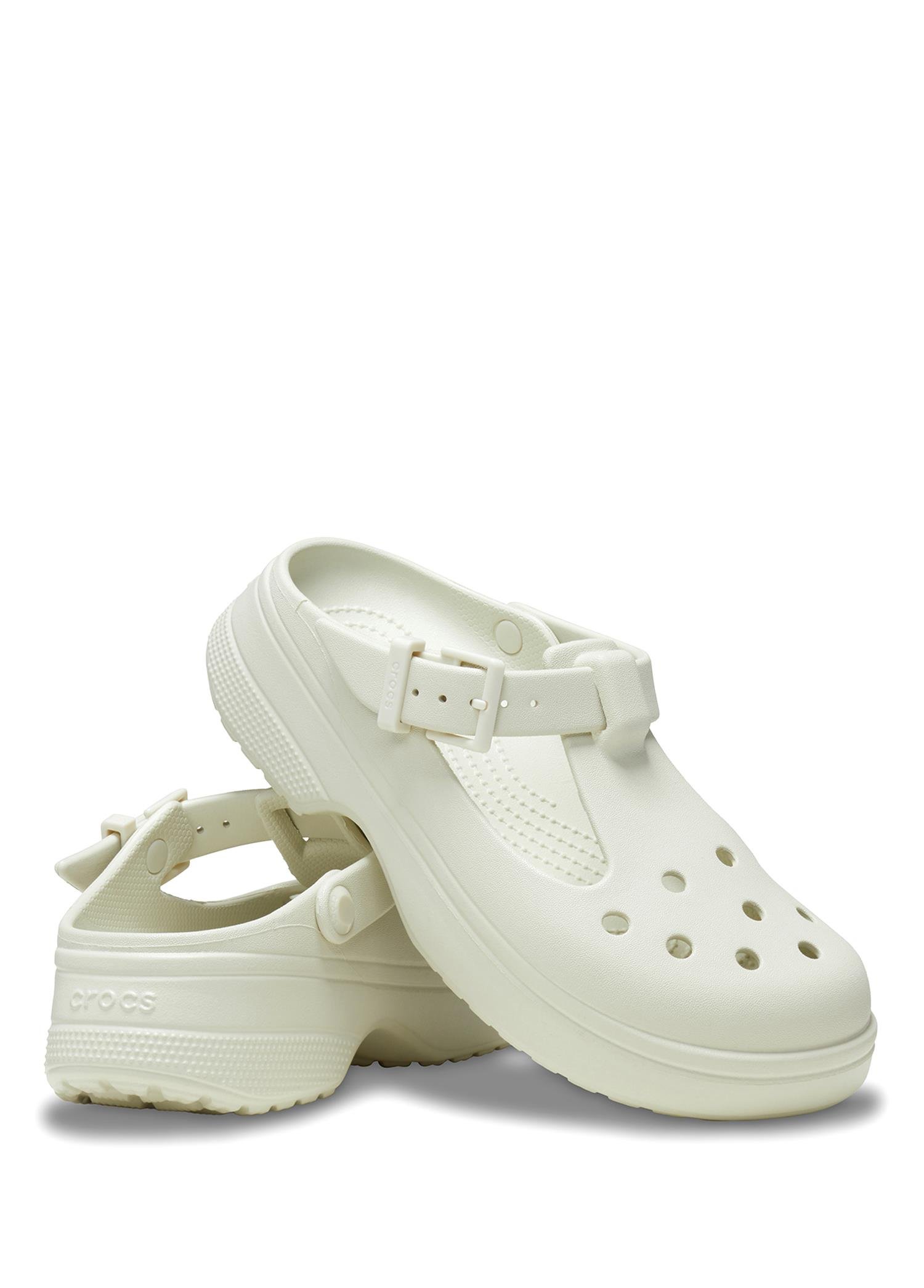 CROCS CLASSIC MARY JANE CLOG/ LINEN