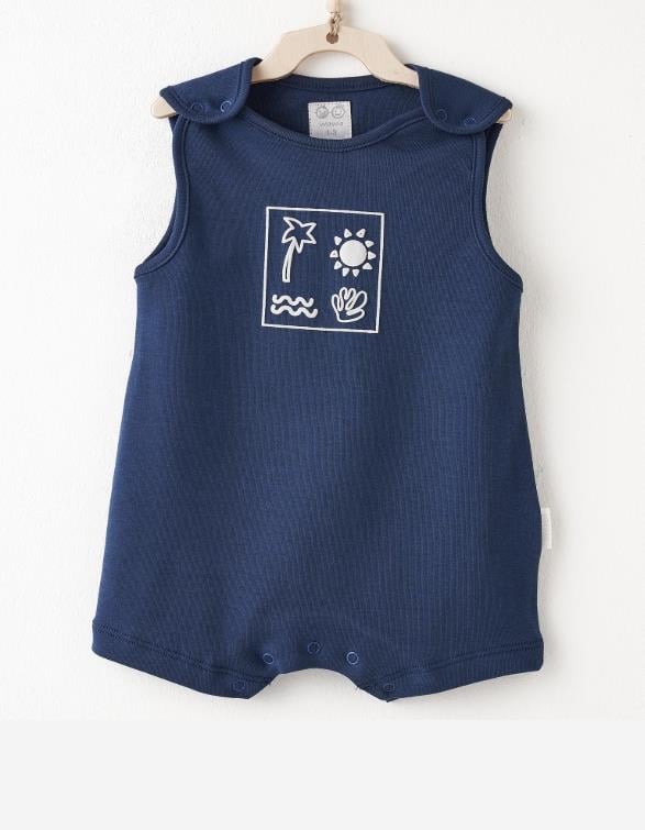 AC26737 NAVY BEBEK TULUM ROMPER RELAX TIME