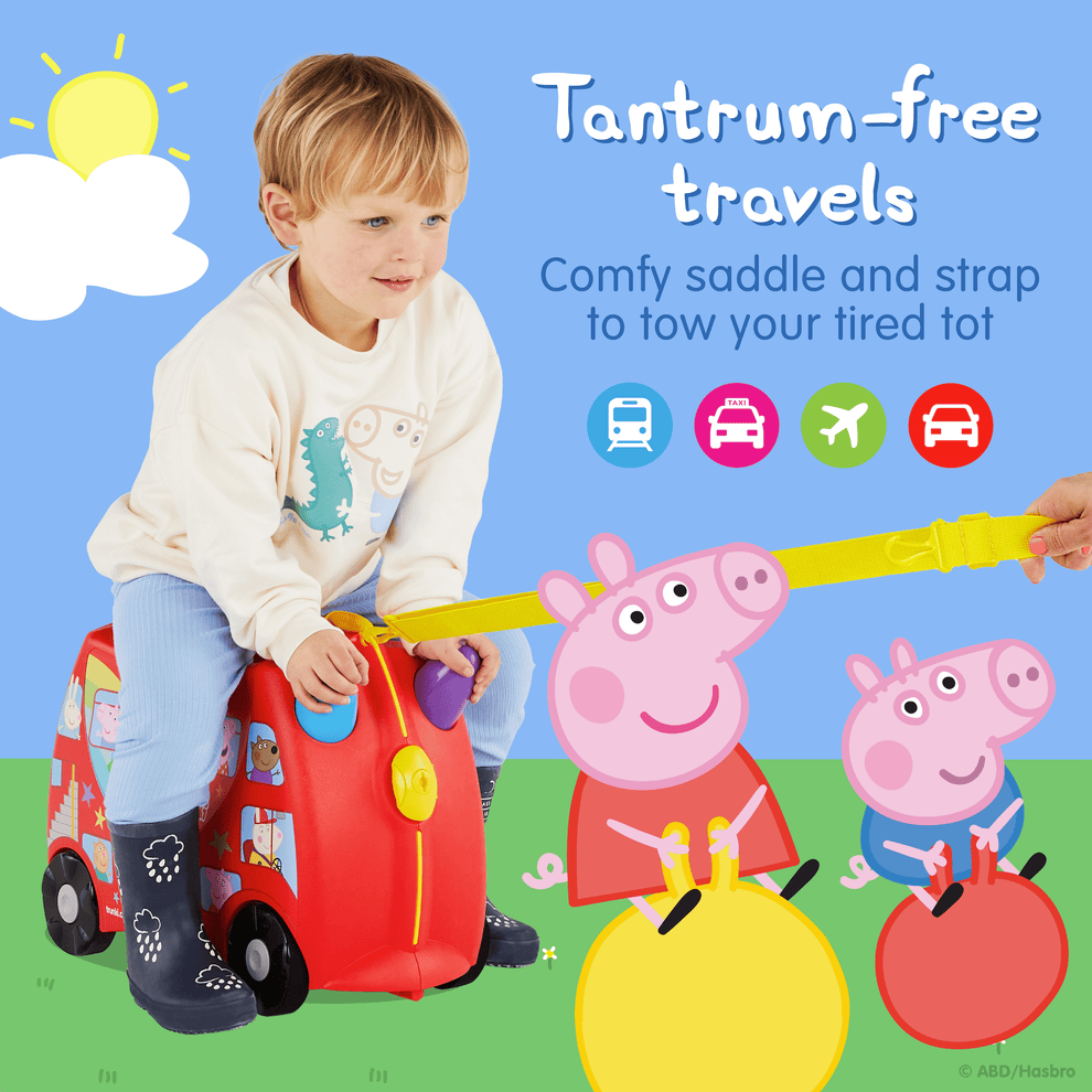 Trunki Çocuk Bavulu / Peppa Pig Party Bus