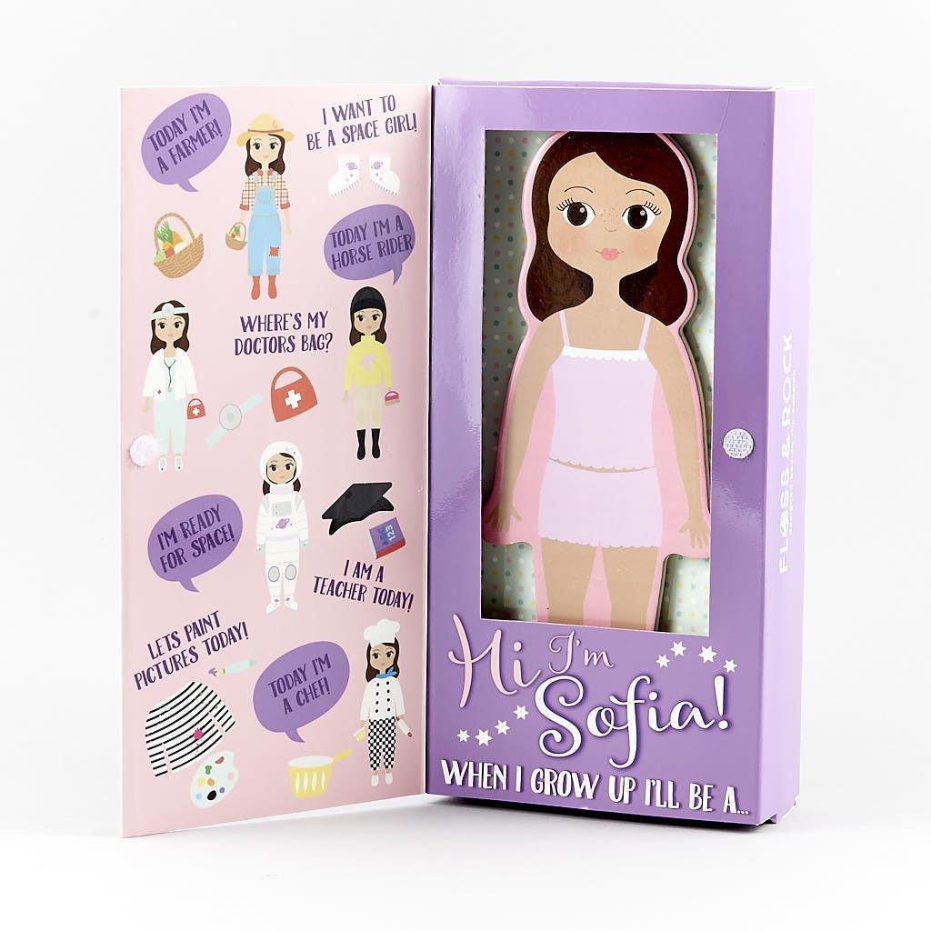 FLOSS & ROCK Mıknatıslı Giydirme Setleri/Sophia