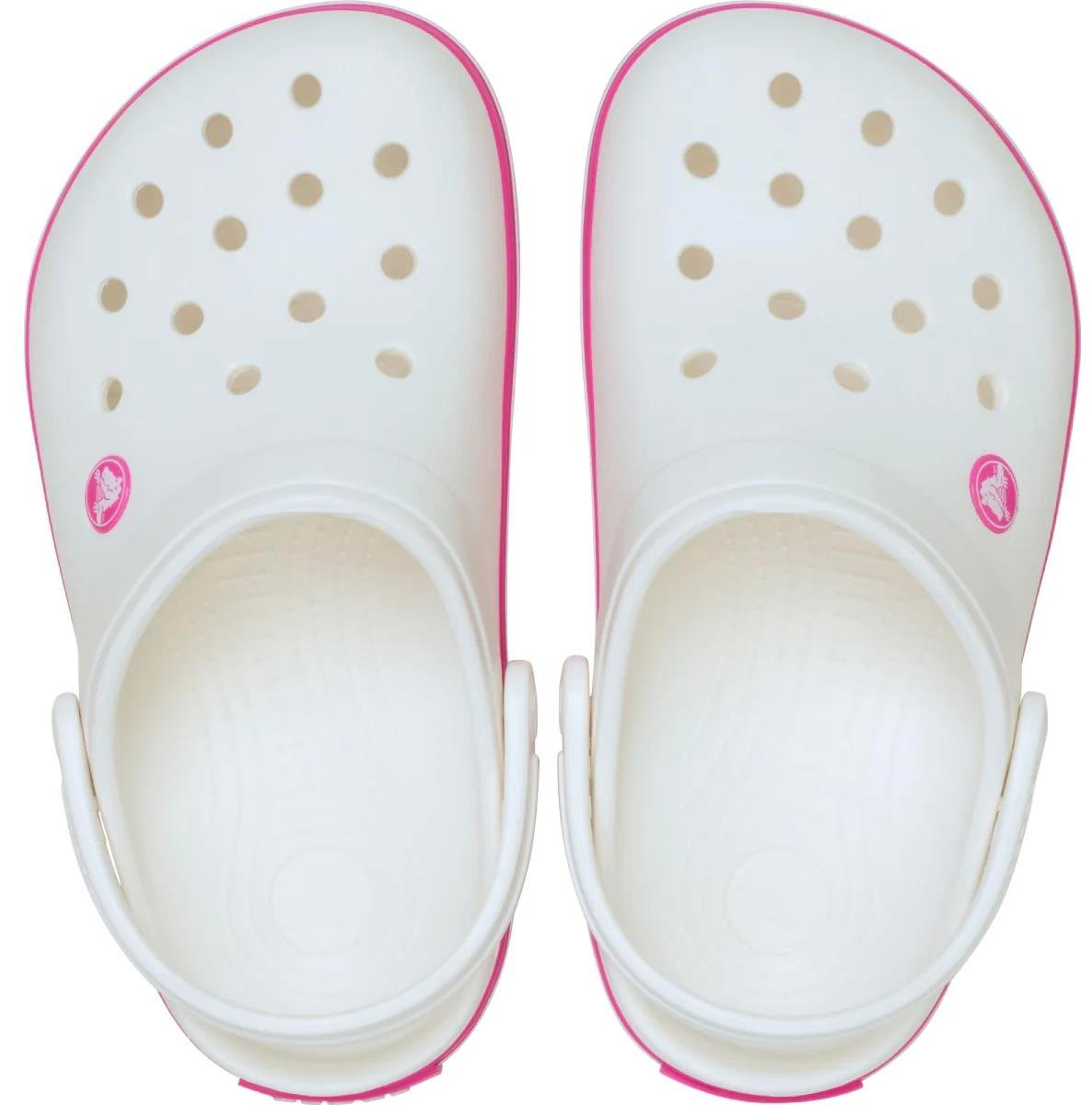 Crocs Crocband Clog K / White & Pink Crush