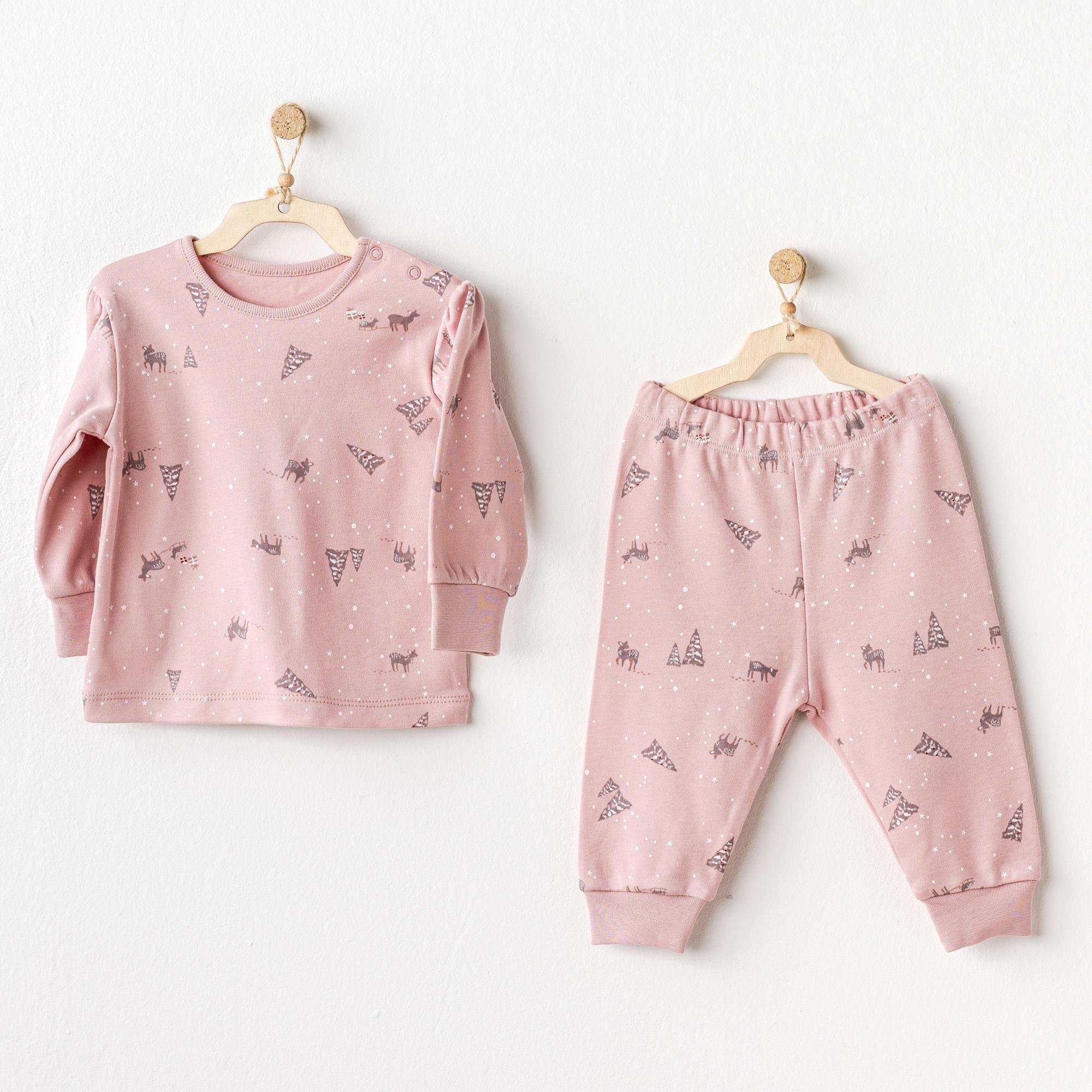 AC25050 BEBEK TAKIM 2 PCS SET PUPPY GAZELLE PİNK