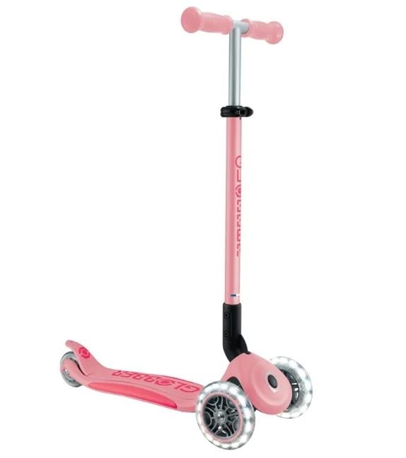 Globber Scooter /  Elite Deluxe Işıklı / Pastel Pembe
