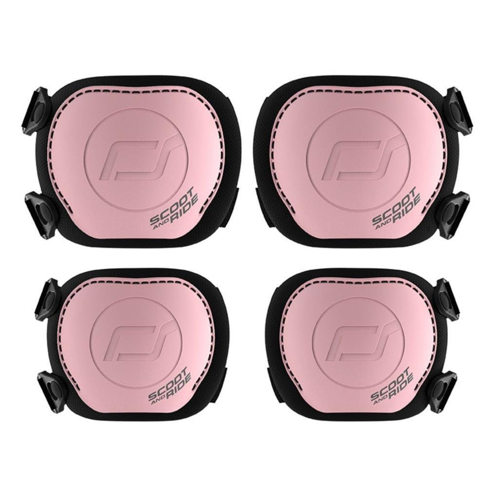 Scoot and Ride XXS-S Dizlik ve Dirseklik Scooter Koruyucu Set Pembe