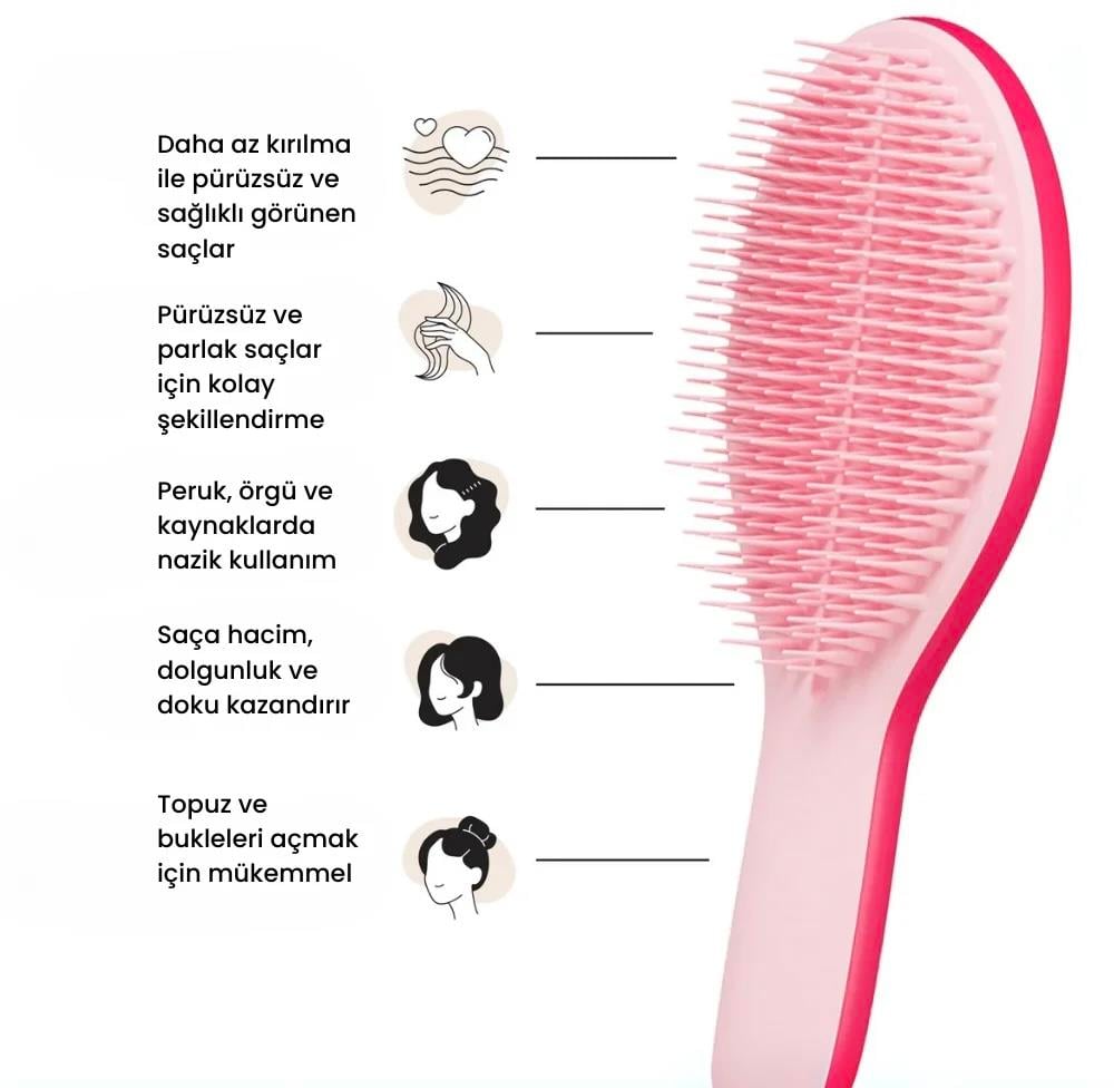 The Ultimate Styler Saç Fırçası // Bright Pink