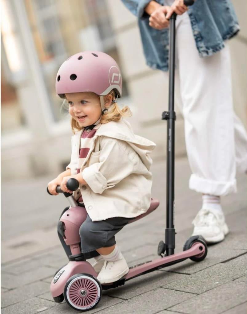 Scoot and Ride Push and Go Ebeveyn Kontrollü Çocuk Scooter Wildberry