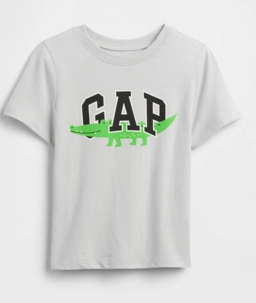 Erkek Bebek | Logo T-Shirt Gri