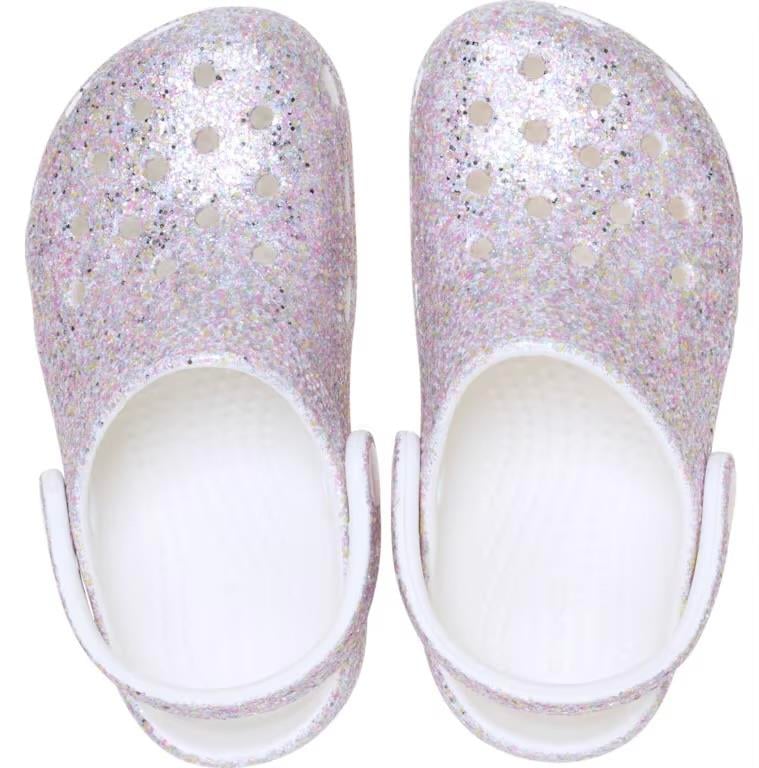 Classic Fantasy Glitter Clog T - White