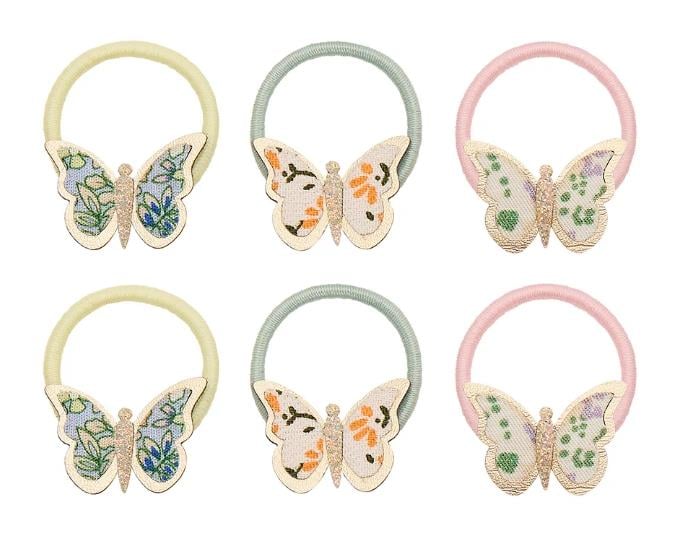 Mimi & Lula Floral Butterfly Mini 6'lı Lastik Toka