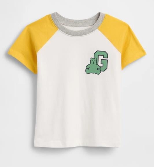 Erkek Bebek | Colorblock Brannan Bear Grafik Baskılı T-Shirt