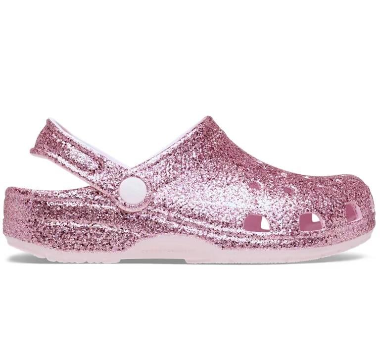 Classic Chunky Glitter Clog K - Pink Milk