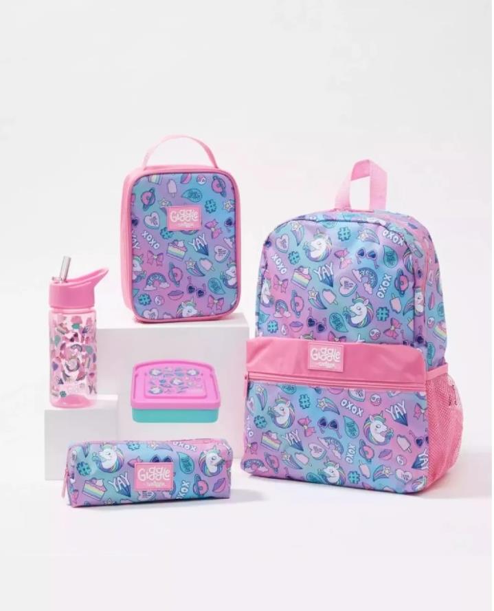 Smiggle - Giggle 4Lü Okul Çanta Seti