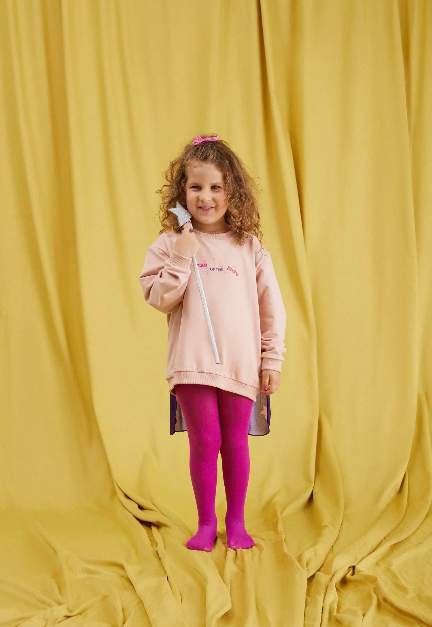 Pelerin Detaylı Sweatshirt - Somon