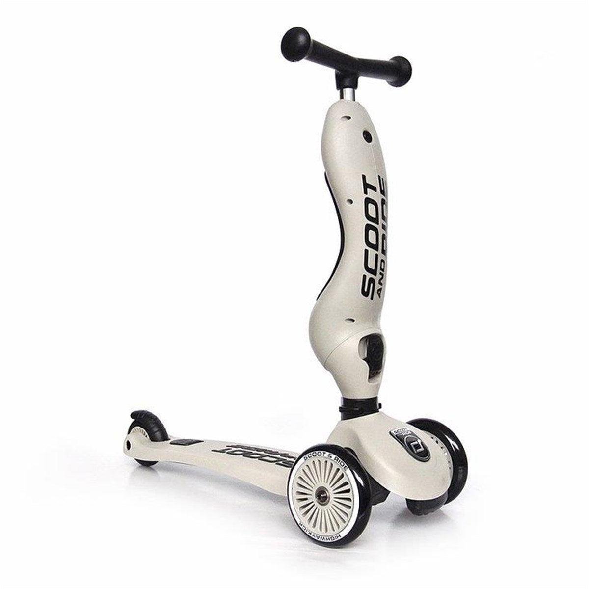 Scoot and Ride Highwaykick 1 Oturaklı Çocuk Scooter Açık Gri