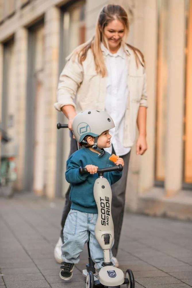 Scoot and Ride Push and Go Ebeveyn Kontrollü Çocuk Scooter Ash
