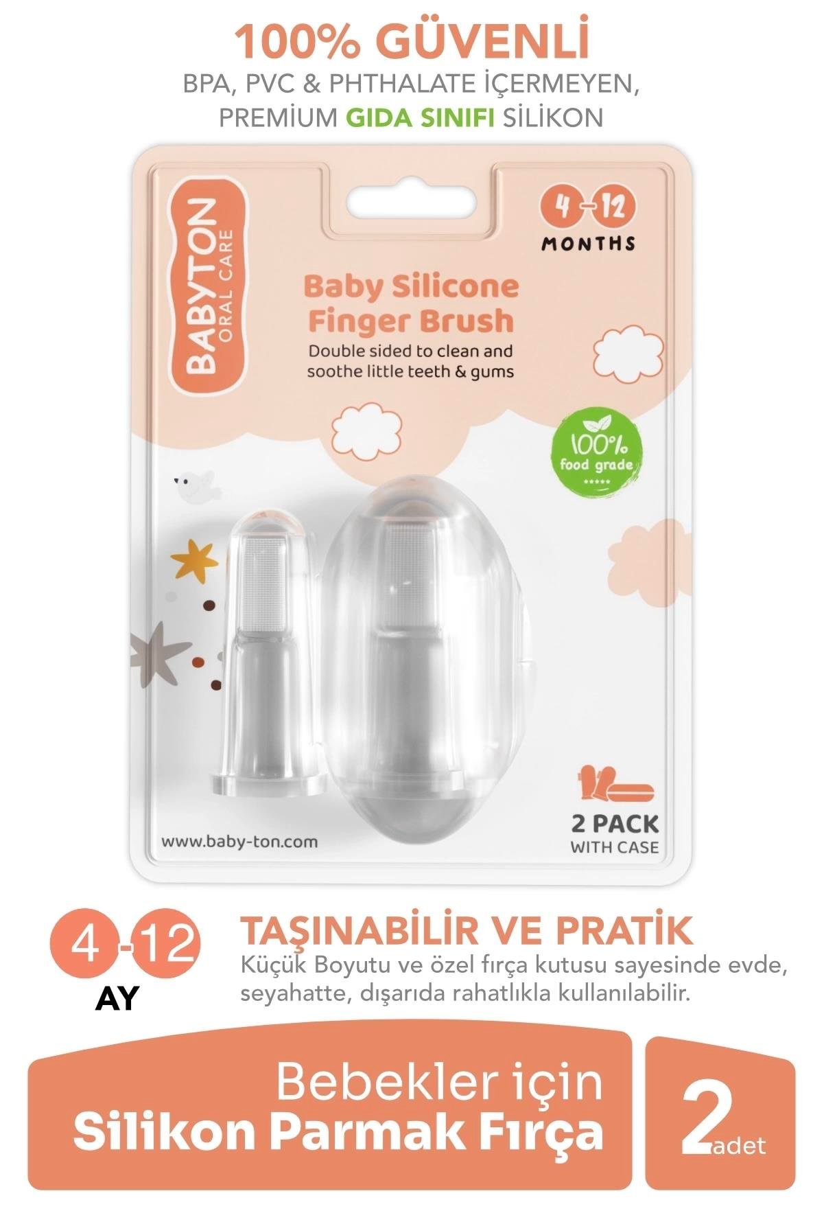 Silikon Parmak Fırça