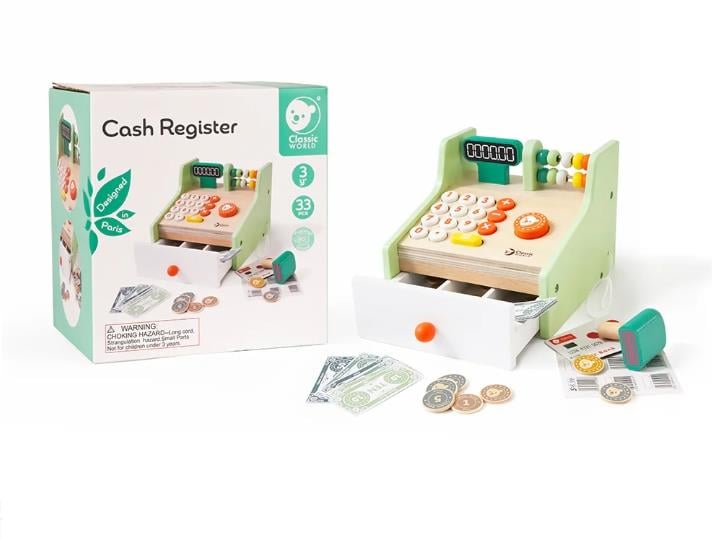 Classic World Ahşap Yazar Kasa