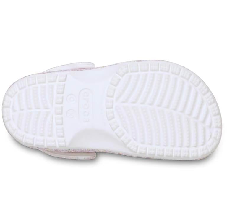 Classic Fantasy Glitter Clog T - White