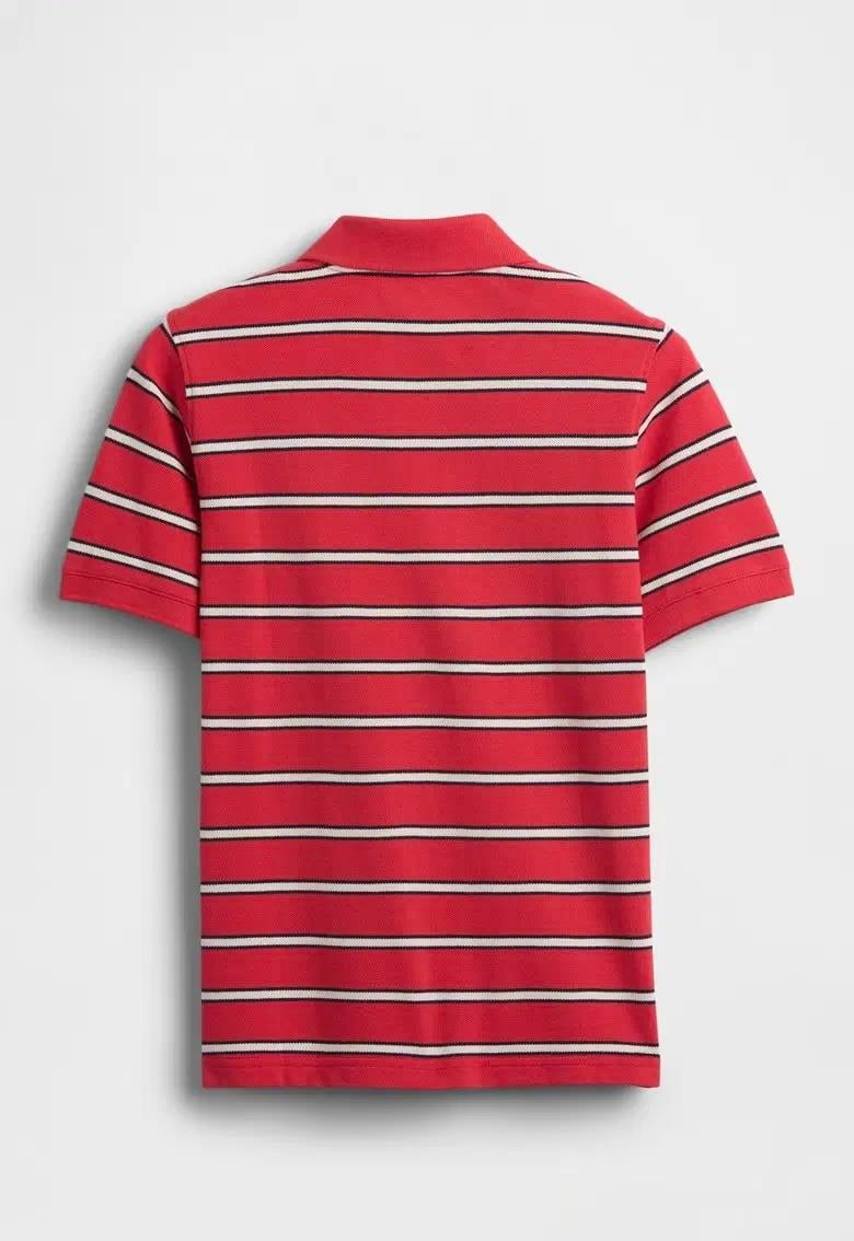 Erkek Çocuk | Gap Logo Pique Polo T-Shirt - Kırmızı