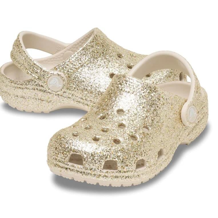 Classic Chunky Glitter Clog T Sandstone