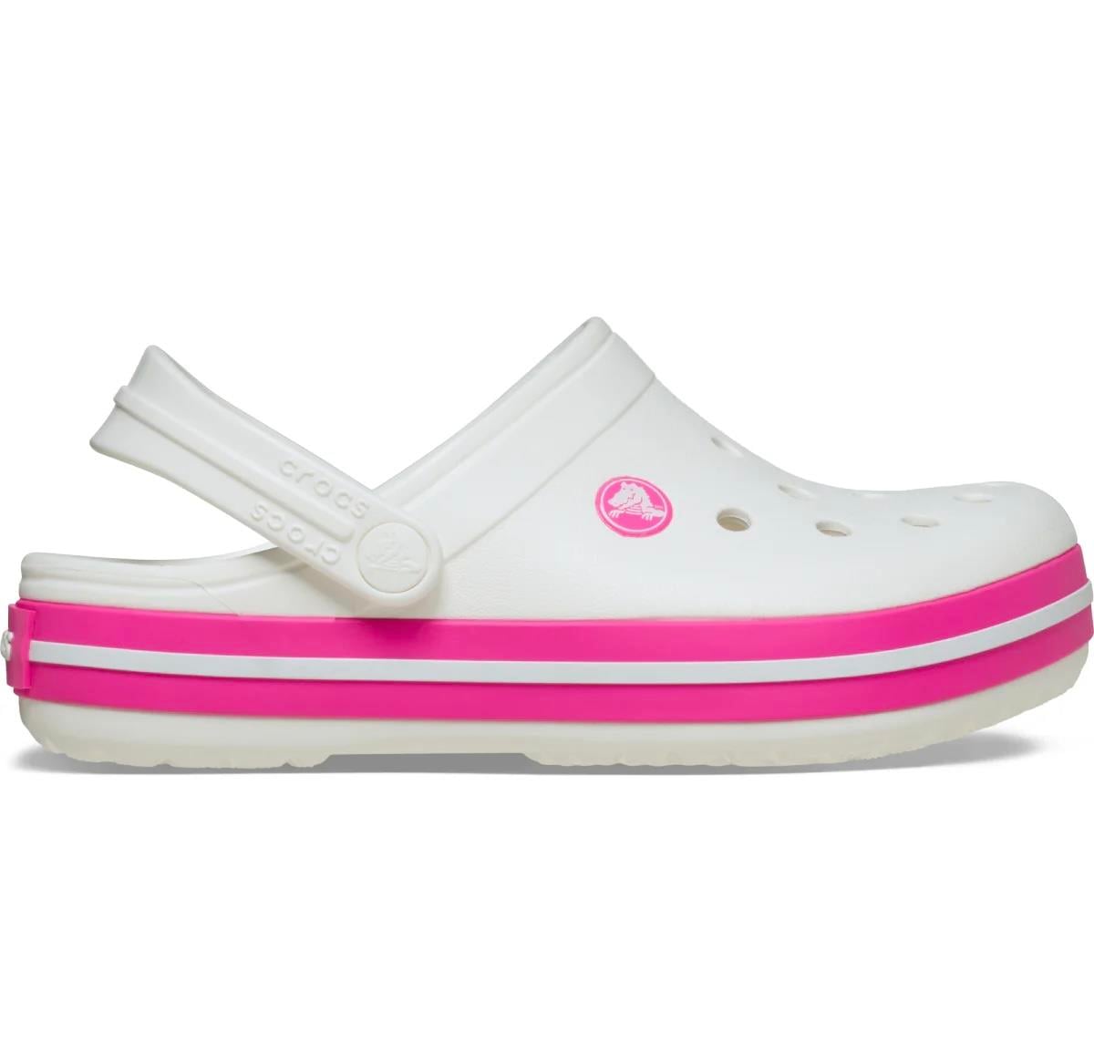 Crocs Crocband Clog K / White & Pink Crush