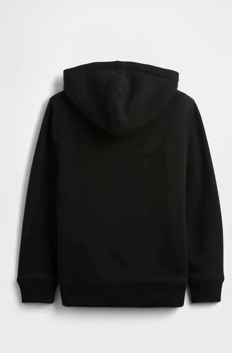 Erkek Çocuk | Gap Logo Sherpa Fermuarlı Sweatshirt - Siyah