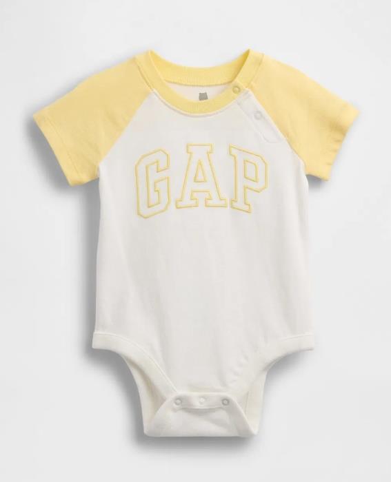 Erkek Bebek | Bebek | Organik Pamuk Gap Logo Bodysuit