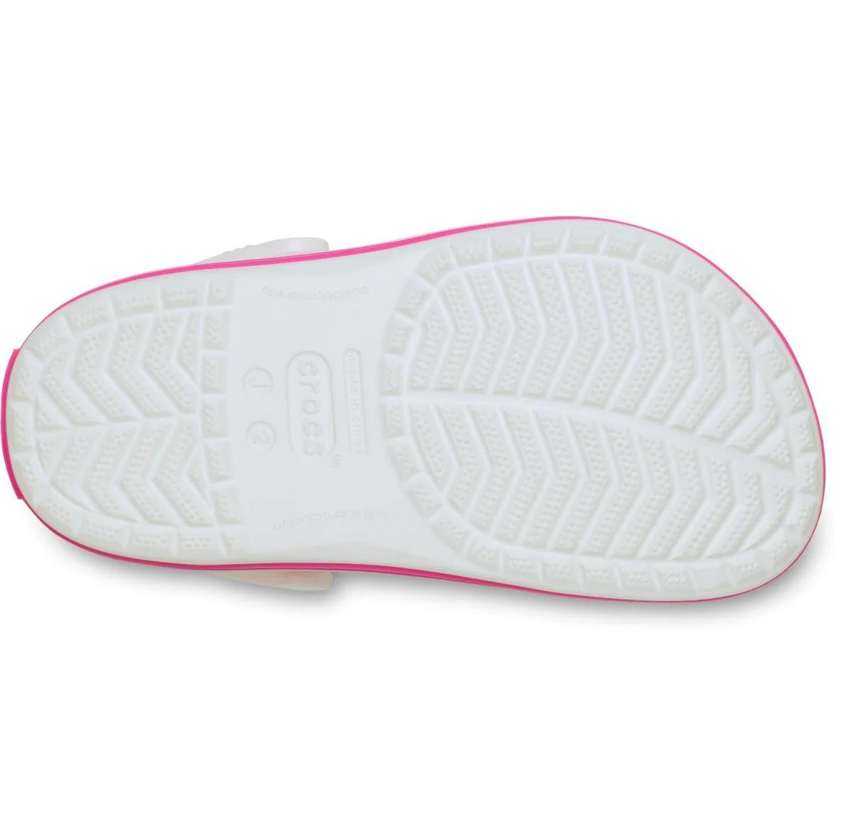 Crocband Clog T - White / Pink Crush