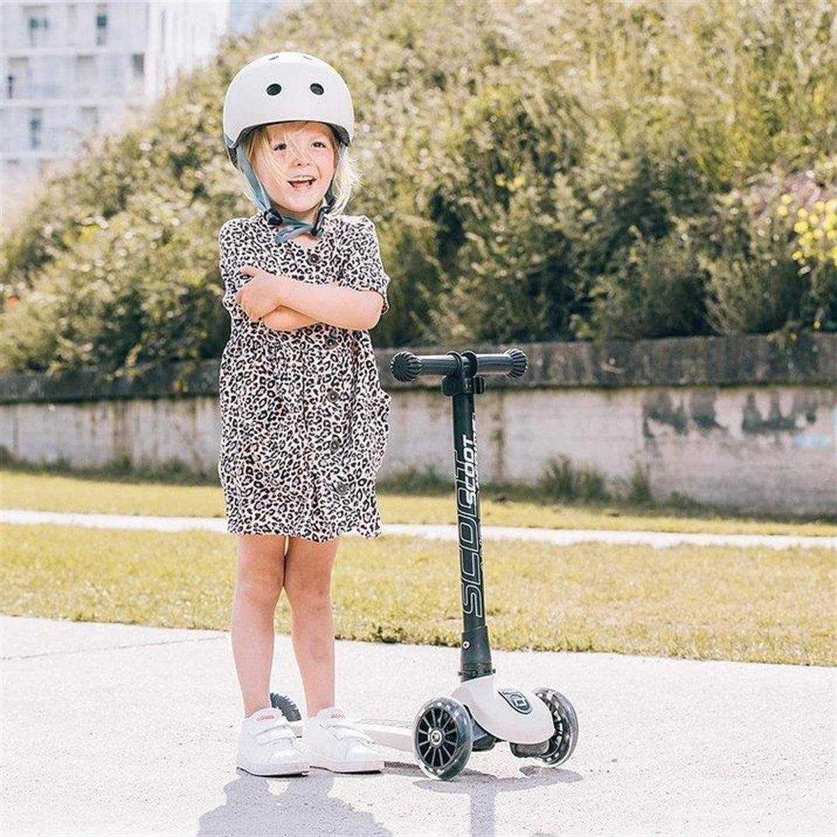 Scoot and Ride Helmet Çocuk Kaskı S-M Açık Gri