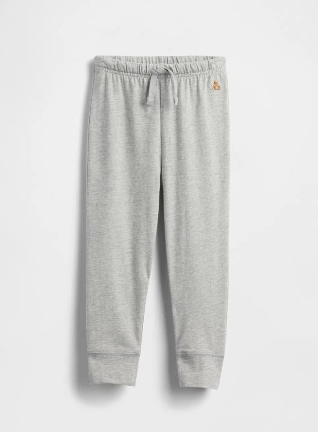 Erkek Bebek | Brannan Bear İşlemeli Pull-On Jogger - Gri