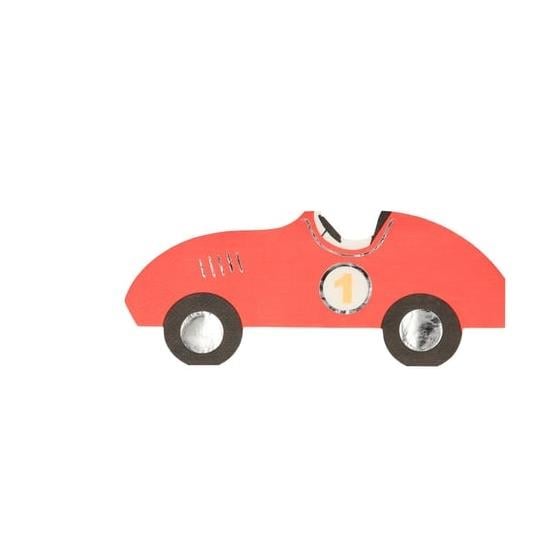 	Meri Meri - Race Car Napkins - Yarış Arabası Peçete - 16'lı	