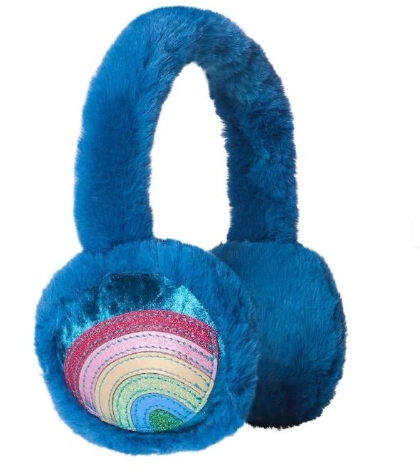 Mimi & Lula Peluş Kulaklık - Rainbow