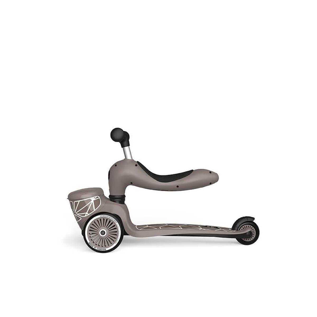 Scoot and Ride Highwaykick 1 Lifestyle Scooter - Brown Lines