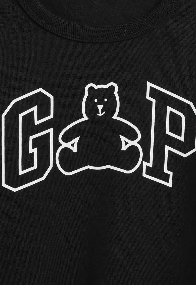 Erkek Bebek | Gap Logo Bear Sweatshirt - Siyah
