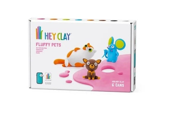 Hey Clay Yaratıcı Kil Seti - Persian cal, Mouse, Chihuahua