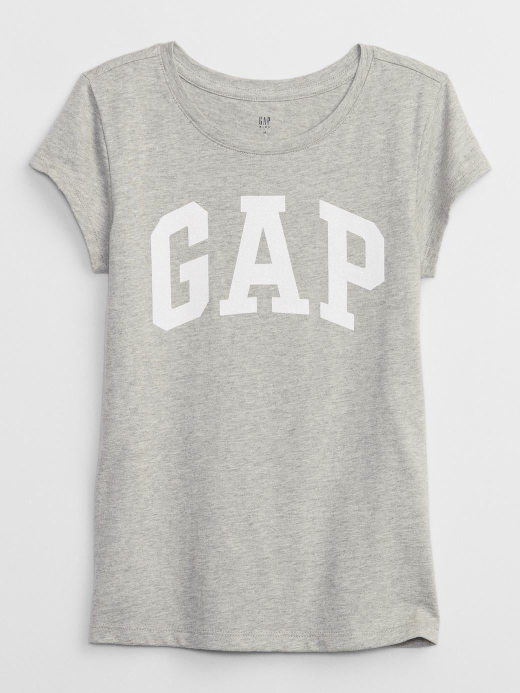 Kız Çocuk | Gap Logo T-Shirt Gri